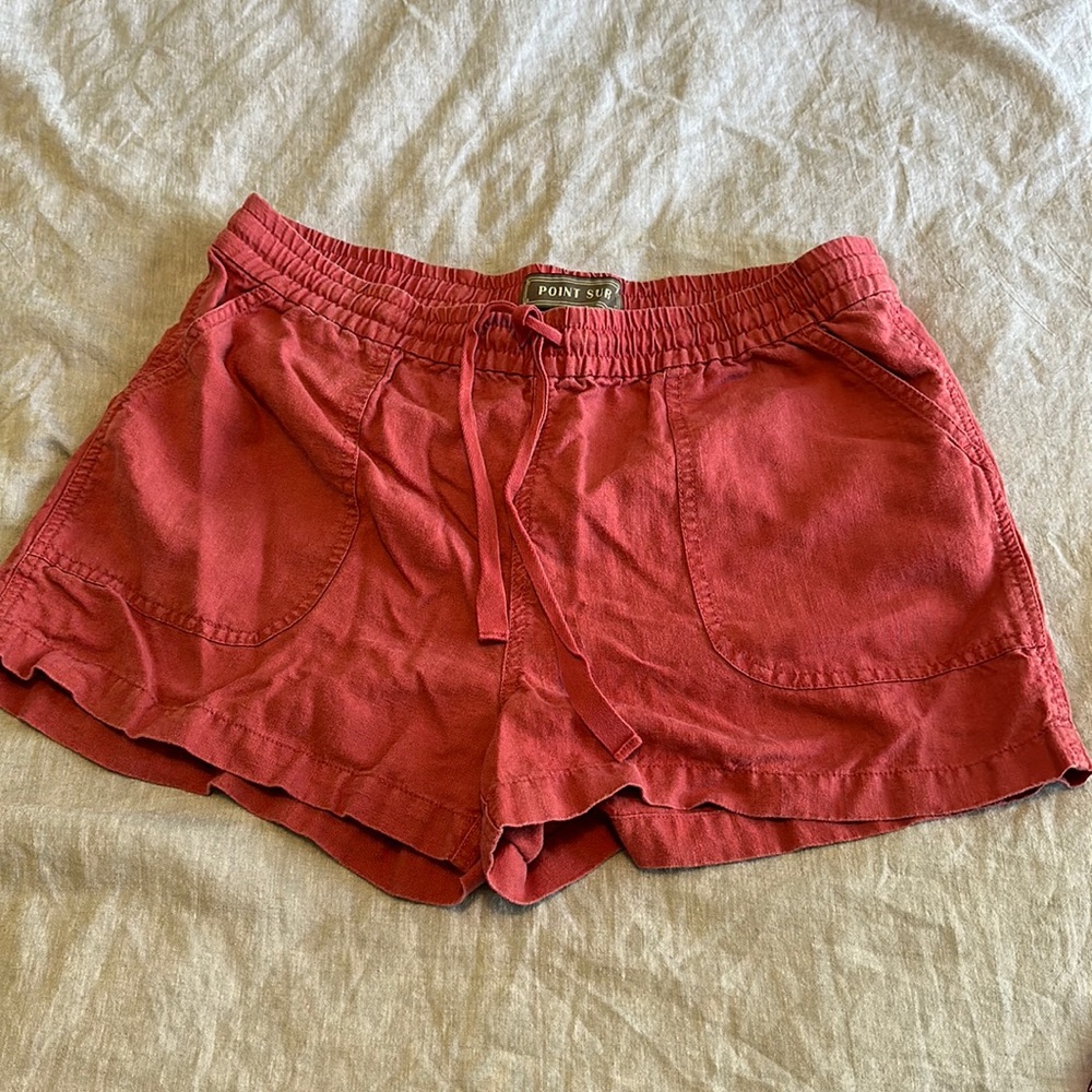 J. Crew Point Sur pull on shorts size M